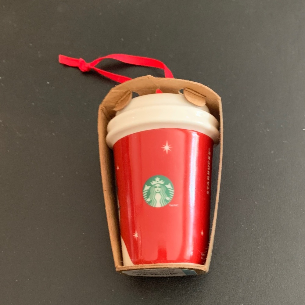 Starbucks 2012 Festive Red Cup Ornament